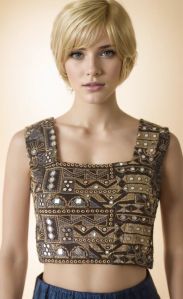 Black Banjara Boho Crop Tops