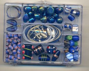 Handmade Glass beads jewellery kit