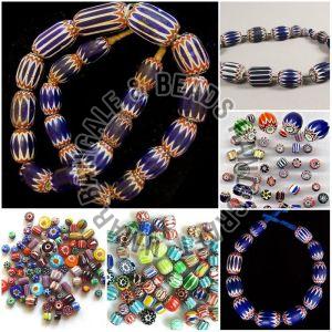 Chevron Glass Beads