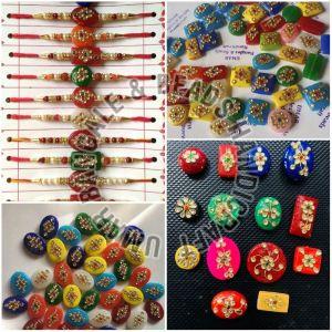 Glass Beads Rakhi