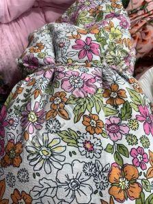 Multicolor Bubble Crepe Fabric