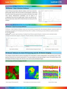 CTR 300 Raman Spectrometer System