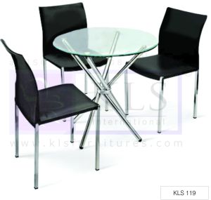 KLS 119 Cafe &  Lounge Chair Table Set