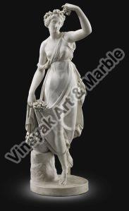 White Marble Human Statue