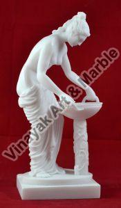 White Marble Statue
