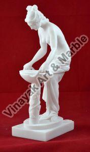 White Marble Statue