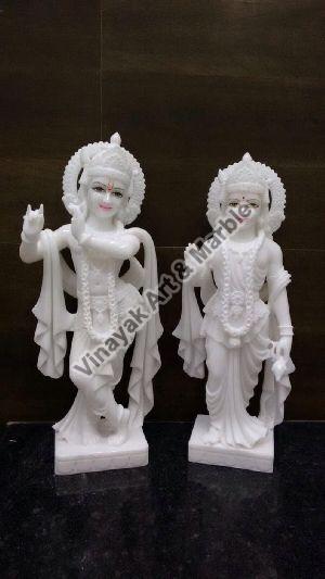 Marble Radha Krishna Moorti
