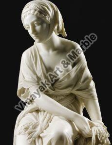 White Marble Human Statue