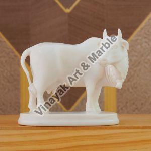 Marble Cow Statue