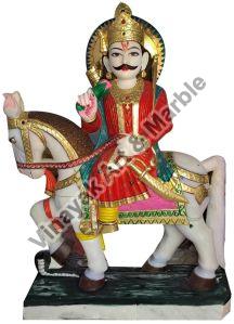 Marble Goga Ji Maharaj Statue