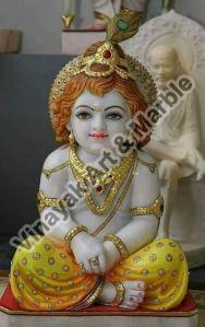 Marble Laddu Gopal Statue