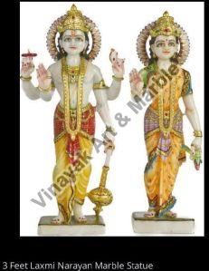 Marble Laxmi Narayan Statue