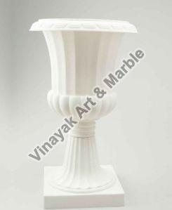 Marble Pedestal Planter