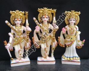 Marble Ram Laxman Sita Statue