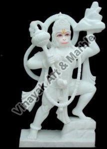 Veer Hanuman Marble Statue