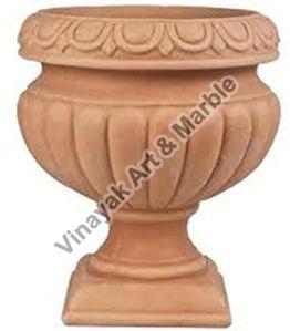 Sandstone Pedestal Planter