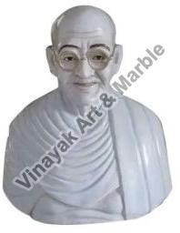 White Marble Mahatma Gandhi Statue
