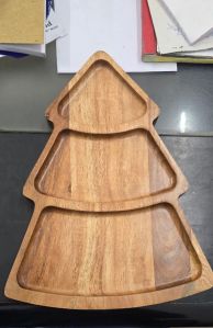 Acacia Wood Wooden Serving Tray