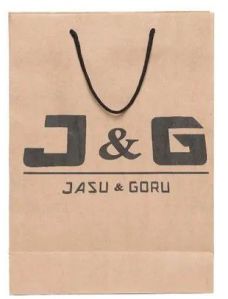 120 GSM Brown Base Paper Carry Bag