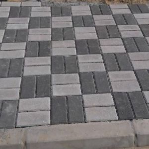 Concrete Checkered Paver Blocks
