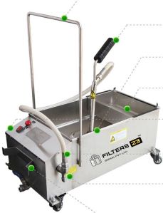 Fryer Oil Filter Machine