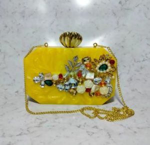 Resin Clutch Bag