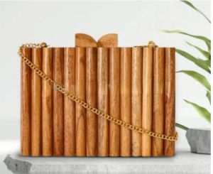 Bamboo Clutch Bag