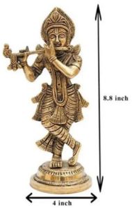 Brass Krishna Statue