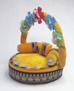 Floral Puja Bed