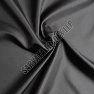 Plain Black Polyester Fabric