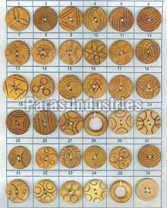 Fancy Wooden Button