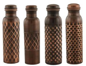 Antique Finish Copper Bottle