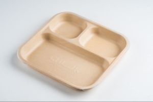3CP Brown Meal Tray
