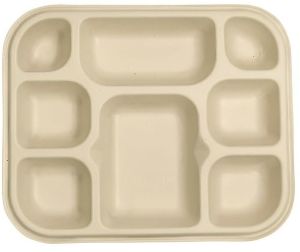 8CP White Meal Tray