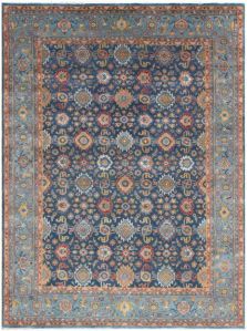 Fancy Antique Heriz Rug