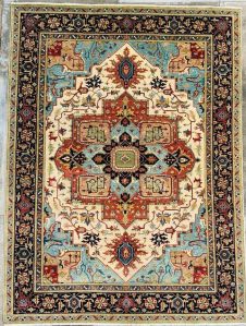 Geometric Hand Knotted Carpet