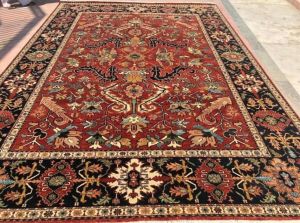 Multicolor Antique Heriz Rug