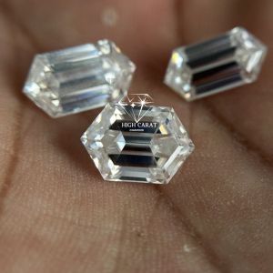 Long hexagon shape diamond will be best to use it in all jewellery