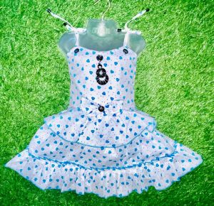 Girls Cotton Printed Frock