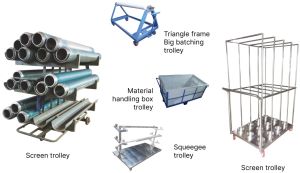 Rotary Screen Trolley