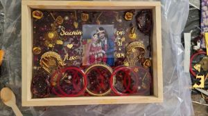 Resin Wedding Photo Frame