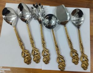 Chic Gold Plated Stainless Steel Spoons