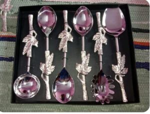 Designer Stainless Steel Spoon Set