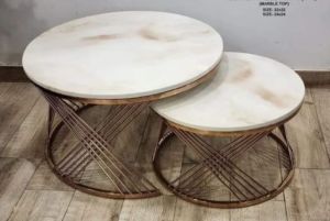 Round Stone Coffee Table