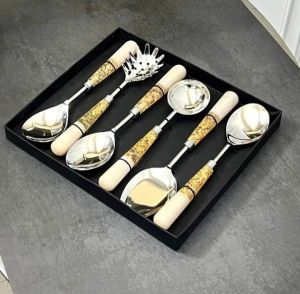 Stainless Steel Stylish Gold Coated Spoons