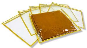 10 Pcs Combo Golden PVC Plain Saree Cover