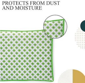 10 Pcs Combo Green Non Woven Plain Saree Cover