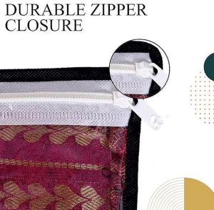 10 Pcs Combo Grey Non Woven Plain Saree Cover