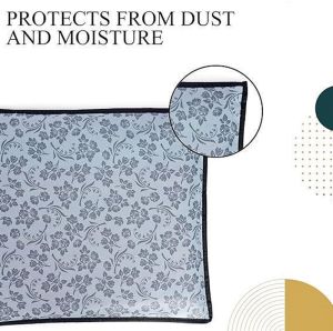 10 Pcs Combo Grey Non Woven Plain Saree Cover