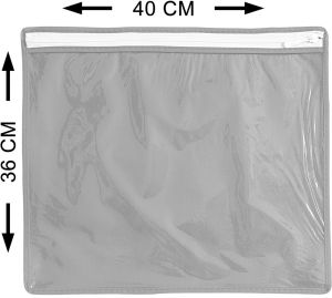 24 Pcs Combo Grey Printed Non Woven Saree Cover